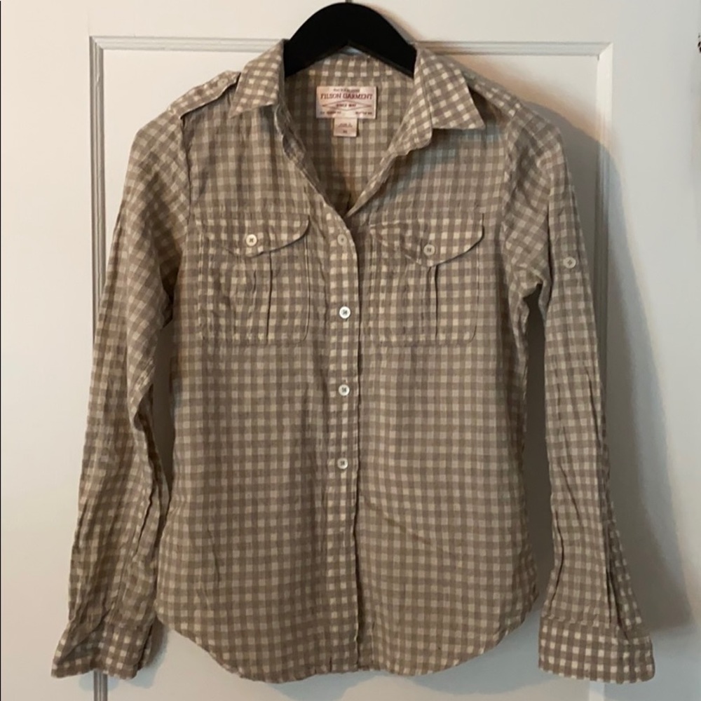 Filson Plaid Button Down XS